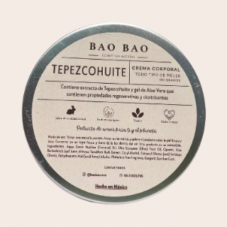 Crema Corporal de Tepezcohuite